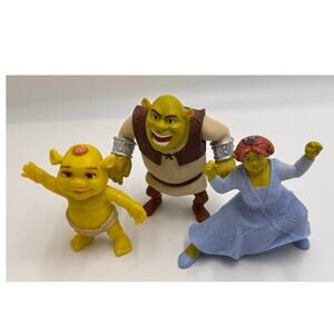 Shrek Fiona Donkey Puss Toy Figures Set DreamWorks Ogre Lot